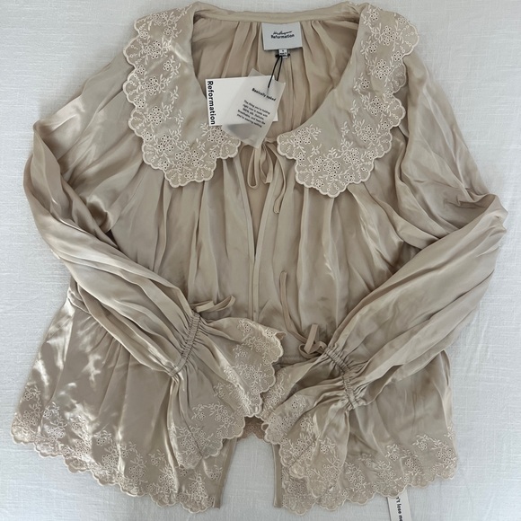 Reformation Tops - Reformation x Kacey Musgraves Lillie Silk Top